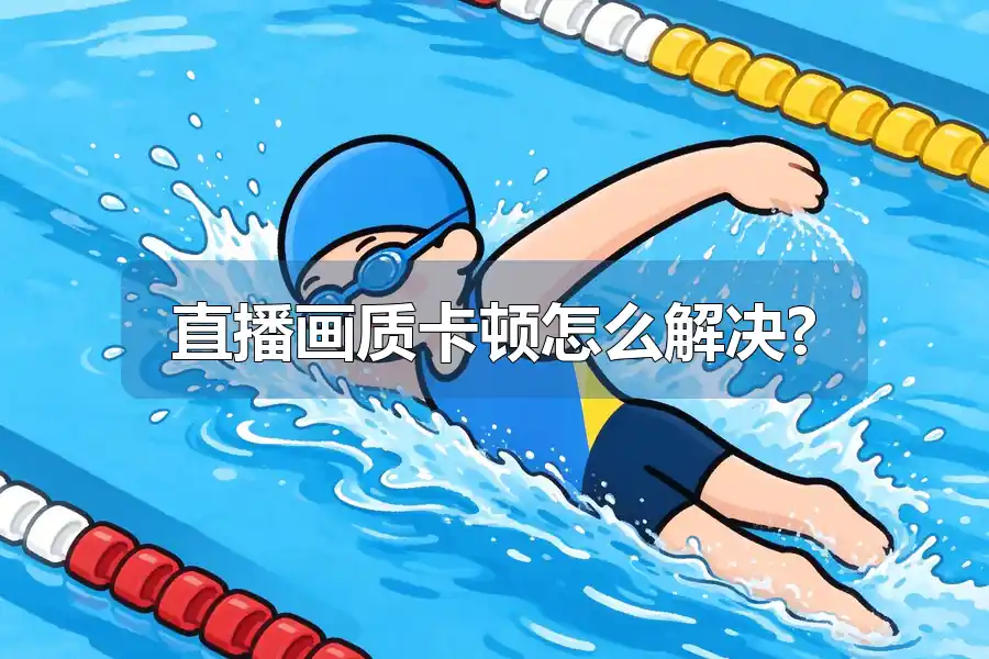 直播画质卡顿怎么解决?